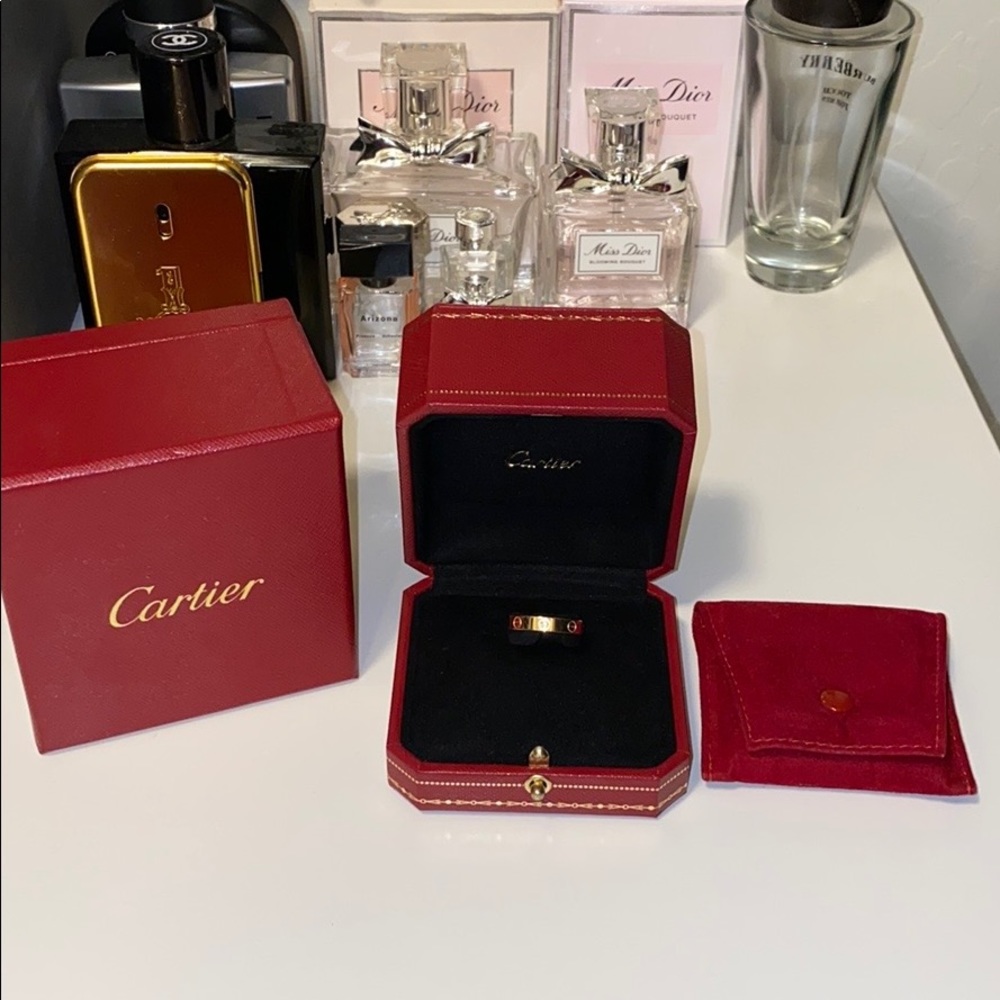 Cartier love ring in gold